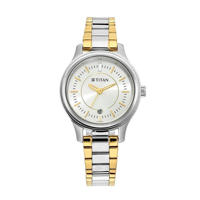 Picture of Titan Silver Dial Metal Strap Analog Watch for Women (2638BM01)
