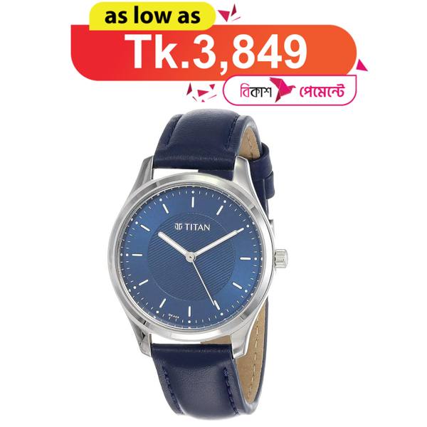 Picture of Titan Workwear Blue Dial Women’s Watch (2639SL02)