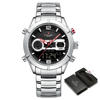 Picture of Naviforce 9232 Quartz Men’s Watch–Sliver Black