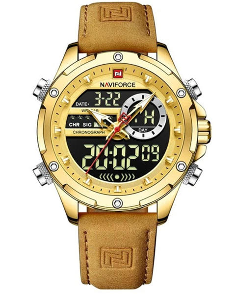 Picture of Naviforce 9208 L Quartz Men’s Watch–Golden
