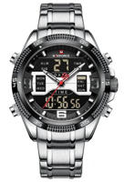 Picture of Naviforce NF9201 CH Digital Analog Men’s Watch-Silver Black