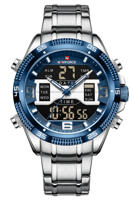 Picture of Naviforce NF9201 CH Digital Analog Men’s Watch-Silver Blue
