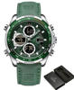 Picture of Naviforce 9197 L Quartz Men’s Watch–Silver Green