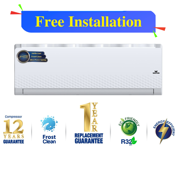 Picture of Walton 1.5 Ton Intelligent Inverter Air Conditioner [WSI-DIAMOND-18M (FROST CLEAN)]