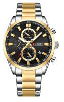 Picture of Curren 8445 Quartz Men's Watch-Silver Black