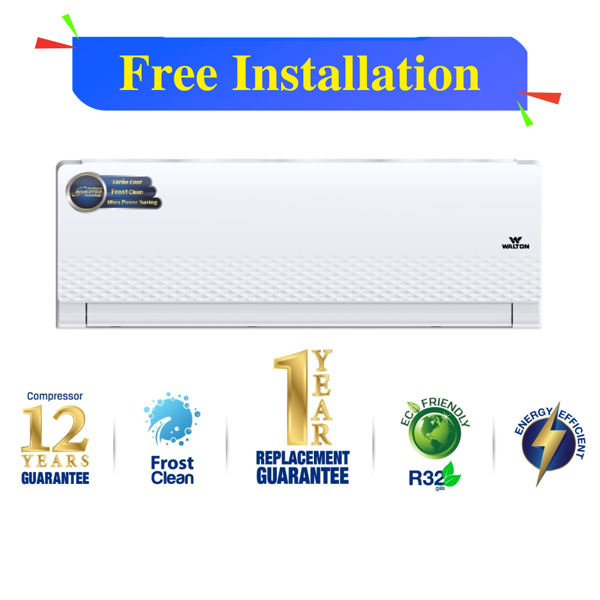 Picture of Walton 1 Ton Intelligent Inverter Air Conditioner [WSI-DIAMOND-12J (FROST CLEAN)]