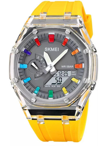 Picture of SKMEI 2100 Watch for men - Yellow