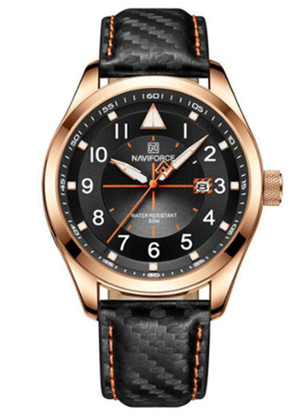 Picture of Naviforce NF8022RGBB Quartz Men’s Watch-RoseGold Black