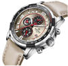Picture of Naviforce 8020 Quartz Movement Leather Strap Men’s Watch-Ash