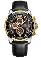 Picture of Naviforce 8020 Quartz Movement Leather Strap Men’s Watch- Black