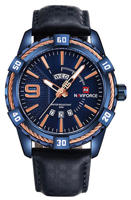 Picture of Naviforce 9117 Casual Quartz PU Leather Men’s Watch- Blue