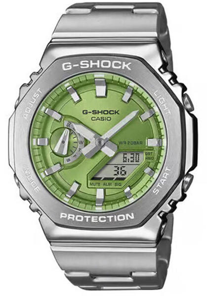 Picture of Casio G-Shock Green Dial Watch for Men (GM-2110D-3A)