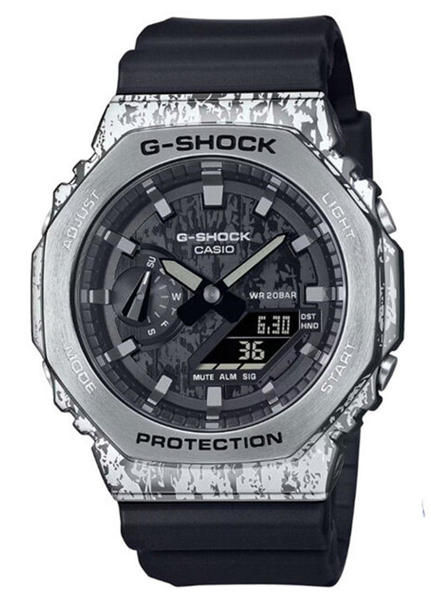 Picture of Casio G-SHOCK Grunge Camouflage Grey Watch for Men (GM-2100GC-1A)
