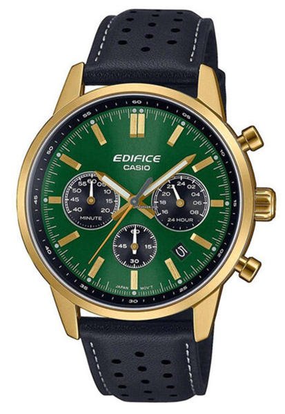 Picture of Casio Edifice Chronograph Green Dial Watch for Men (EFR-575CL-3A)