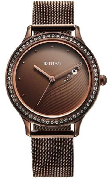 Picture of Titan Brown Dial Watch for Women (2634QM01)