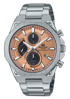 Picture of Casio Edifice Solar Slim Line Lame Orange Dial Watch for Men (EFS-S570D-5A)