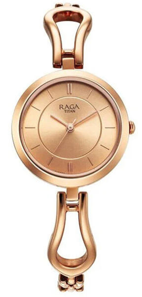 Picture of Titan Raga Rose Gold Dial Analog Watch for Women (2727WM01)