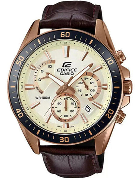 Picture of Casio Edifice Beige Dial Watch for Men (EFR-552GL-7AV)