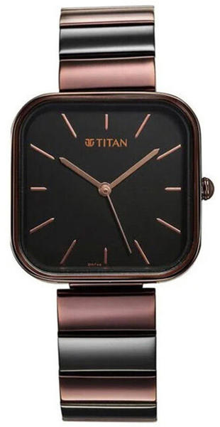 Picture of Titan Purple Stackable Quartz Analog Black Dial Watch for Women (2715KM01F)