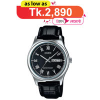 Picture of Casio MTP-V006L-1BUDF Day Date Belt Black Dial Men's Watch