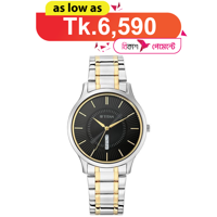 Picture of Titan Quartz Analog with Day and Date Black Dial Watch for Men (1845BM01)
