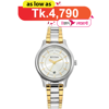 Picture of Titan Silver Dial Metal Strap Analog Watch for Women (2638BM01)