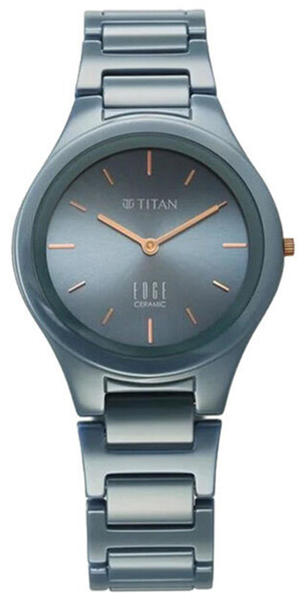 Picture of Titan Edge Ceramic Quartz Analog Blue Dial Ceramic Strap Women’s Watch (NT2653QC07)