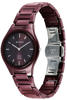 Picture of Titan Wine Ceramic Quartz Analog Maroon Dial Watch for Women (2653QC18)