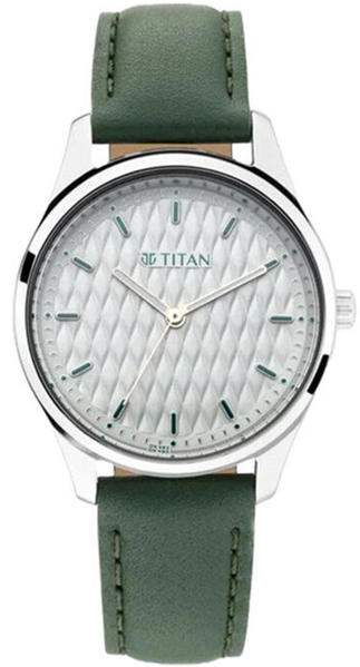 Picture of Titan Workwear White Dial Analog Leather Strap Women’s Watch (2639SL04)
