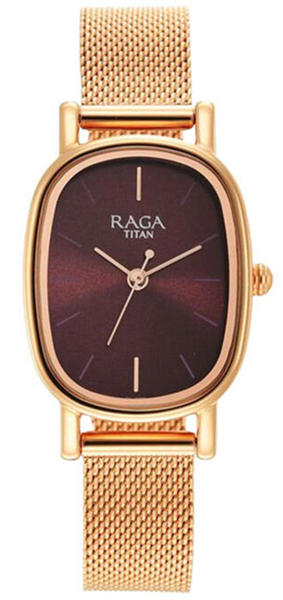 Picture of Titan Raga Viva Brown Dial Analog Stainless Steel Strap Women’s Watch (NT2665WM01)