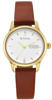 Picture of Titan Lagan White Dial Analog with Day and Date Leather Strap Women’s Watch (NT2656YL01)