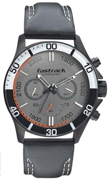 Picture of Fastrack Hitlist Chronograph Grey Dial Watch for Men (3072NL01)