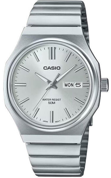 Picture of Casio Standard Silver Dial Watch for Men (MTP-E735D-7AV)