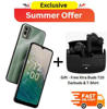 Picture of Nokia C32 7GB/64GB (Virtual RAM: 3 GB) with Free Xtra Buds T10 ANC TWS Earbuds & T-Shirt