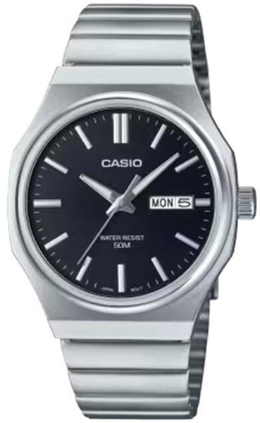 Picture of Casio Standard Black Dial Watch for Men (MTP-E735D-1AV)
