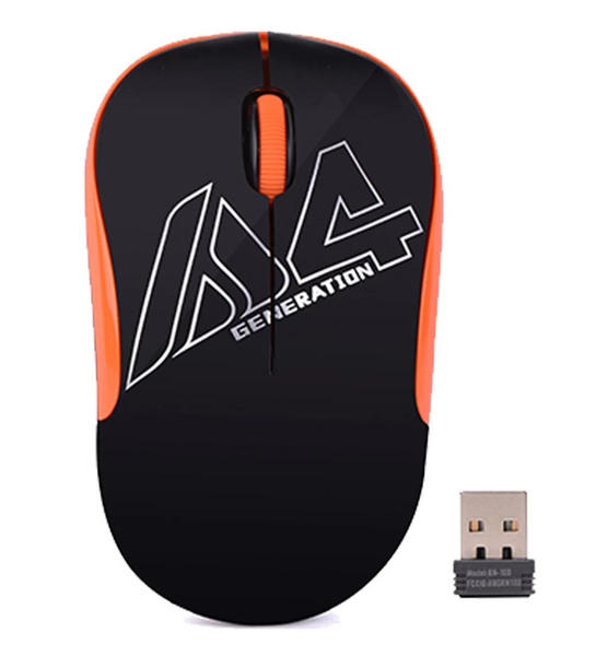 Picture of A4Tech G3-300N Optical Wireless Mouse-Orange & Black