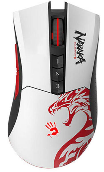 Picture of A4tech Bloody R90 Plus 2.4GHz Wireless USB Gaming Mouse (Naraka Edition)