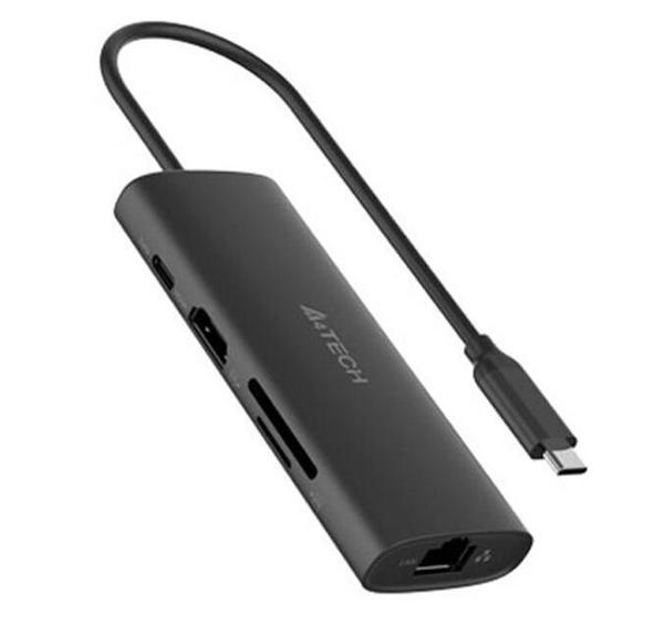 Picture of A4tech DST-80C 8-in-1 Docking Station-Black